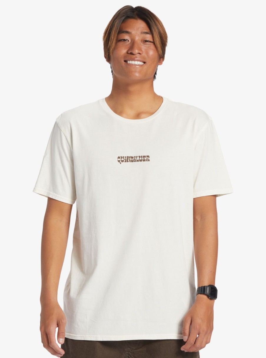 Hombre Quiksilver Camisetas & Polos | Enjoy The Ride - Camiseta Para Hombre Gardenia