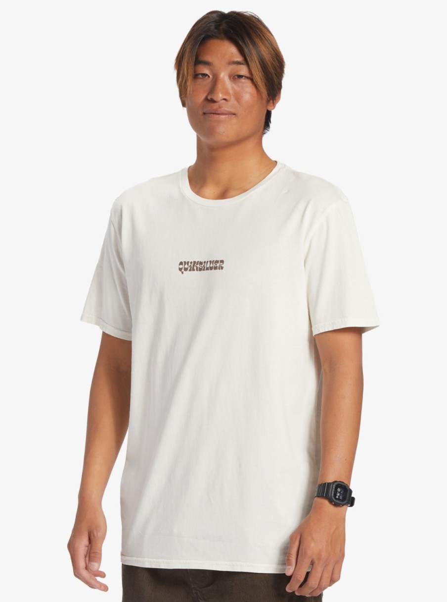 Hombre Quiksilver Camisetas & Polos | Enjoy The Ride - Camiseta Para Hombre Gardenia