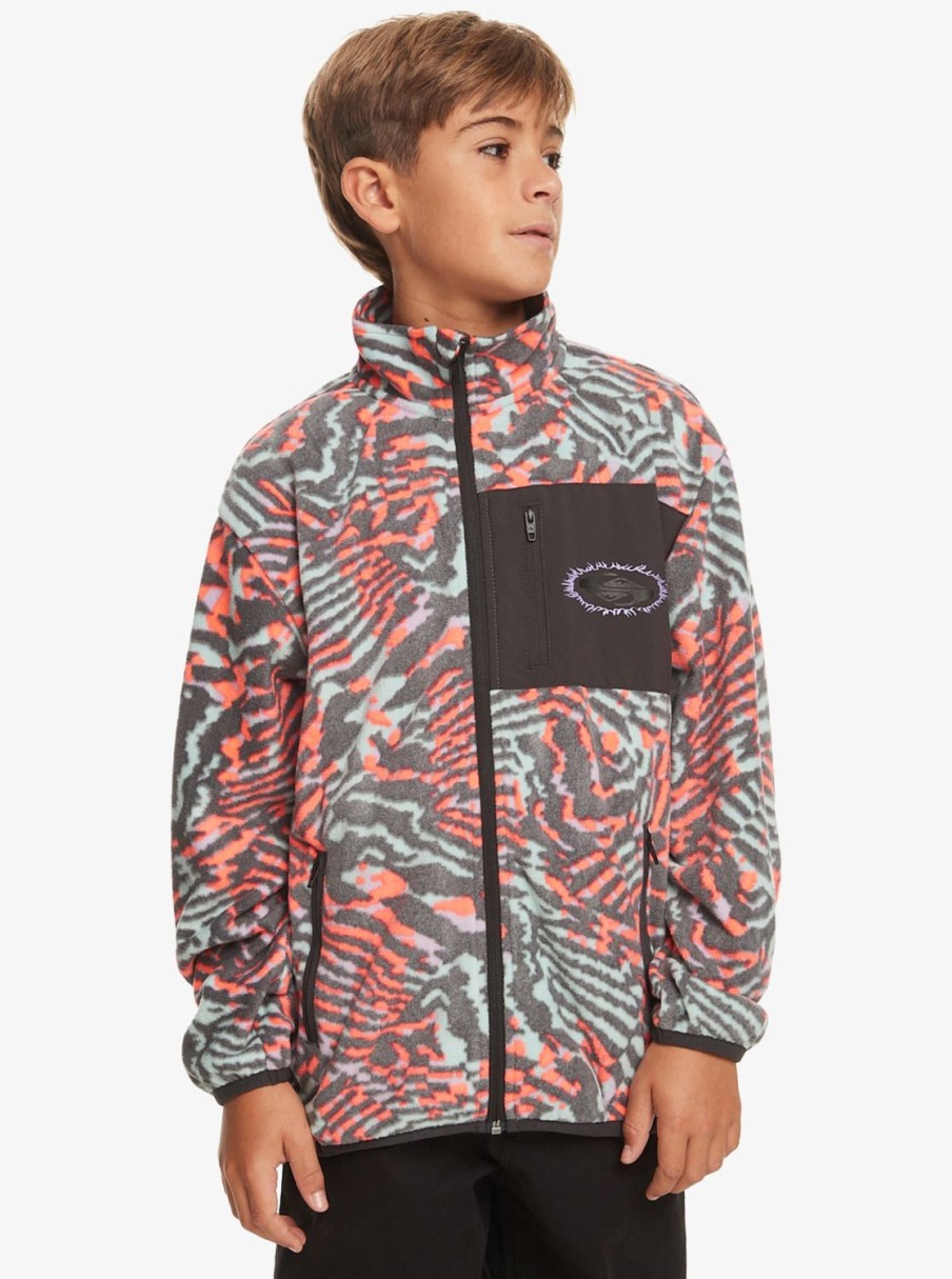 Nino Quiksilver Sudaderas | Radical Times - Polar Con Cremallera Para Chicos 8-16 Purple Rose Radical Times 233