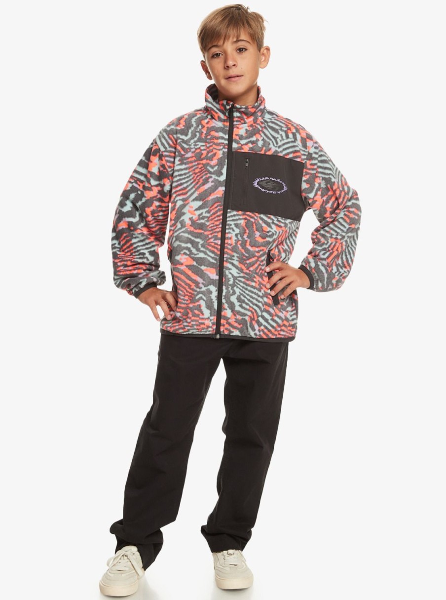 Nino Quiksilver Sudaderas | Radical Times - Polar Con Cremallera Para Chicos 8-16 Purple Rose Radical Times 233