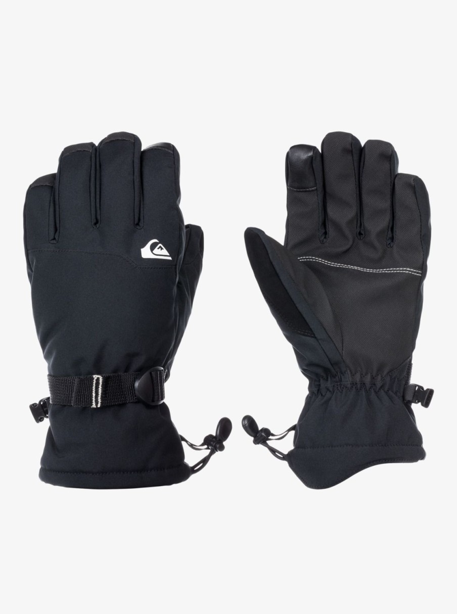 Hombre Quiksilver Accesorios | Mission - Guantes Para Snowboard/Esqui Para Hombre True Black