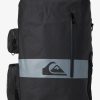 Hombre Quiksilver Fundas De Surf | Evening Sesh 35L - Mochila Grande De Surf Para Hombre Black