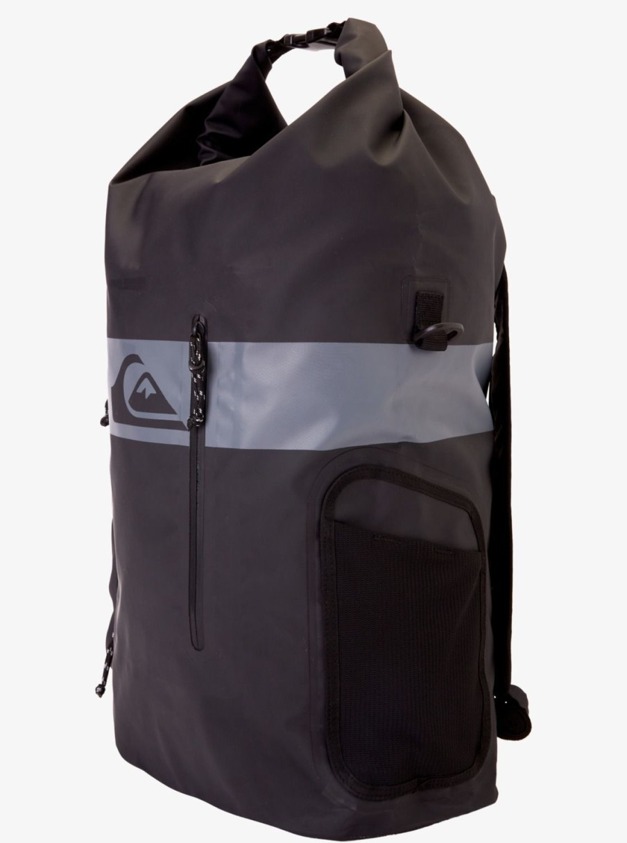 Hombre Quiksilver Fundas De Surf | Evening Sesh 35L - Mochila Grande De Surf Para Hombre Black