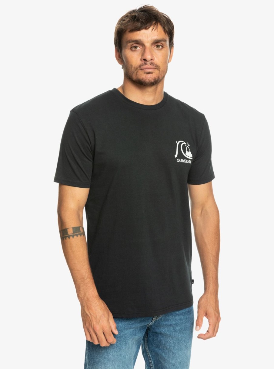 Hombre Quiksilver Camisetas & Polos | The Original - Camiseta Para Hombre Black