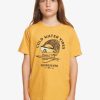 Nino Quiksilver Camisetas | Qs Skull - Camiseta Para Chicos 8-16 Mustard