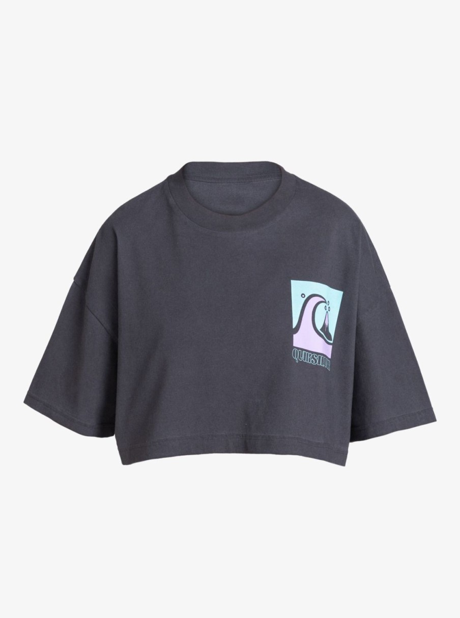 Mujer Quiksilver | Uni - Camiseta Crop Para Mujer Tarmac