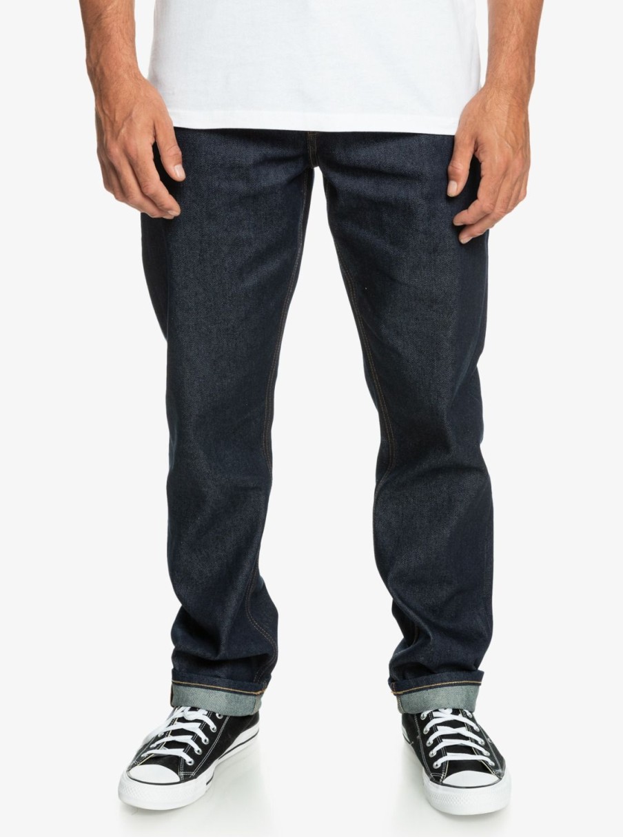 Hombre Quiksilver Pantalones | Modern Wave Vaquero Para Hombre Rinse