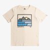 Nino Quiksilver Camisetas | Landscape Lines - Camiseta Para Chicos 8-16 Birch