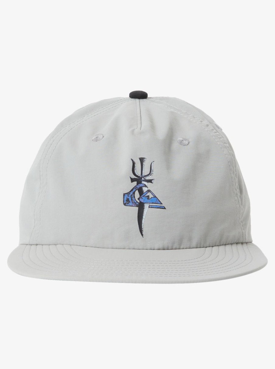 Hombre Quiksilver Gorras & Sombreros | Dagger Of Fortune - Gorra Con Ajuste Posterior A Presion Para Hombre Grey Violet