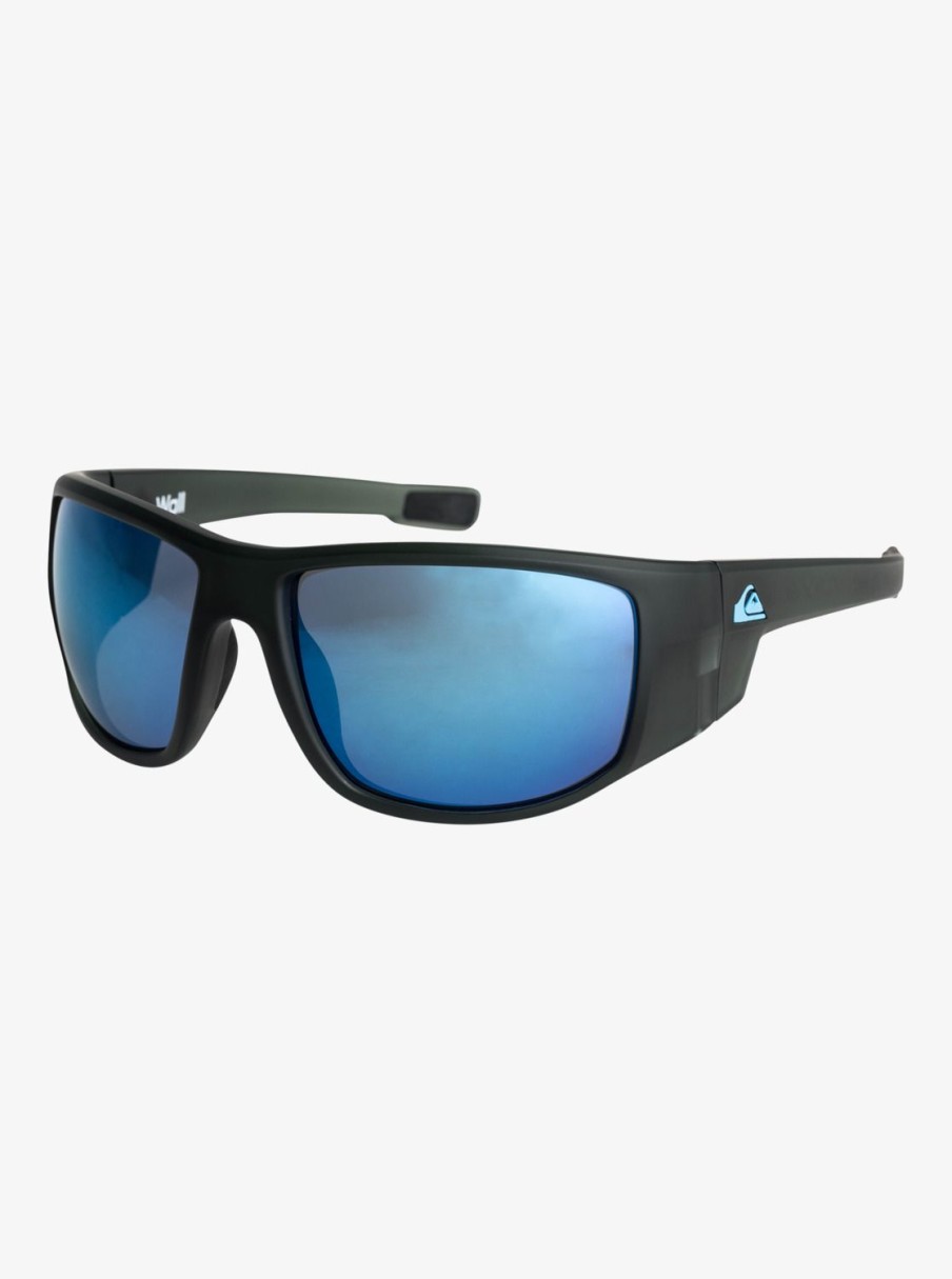 Hombre Quiksilver Gafas De Sol | Wall - Gafas De Sol Para Hombre Dk Smoke/Ml Blue Sky