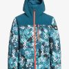 Hombre Quiksilver Chaquetas & Abrigos | Morton - Chaqueta Tecnica Snow Para Hombre Majolica Blue