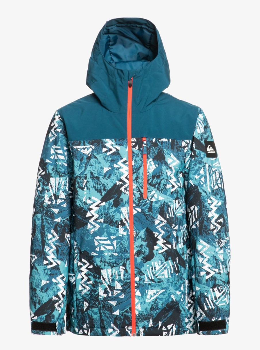 Hombre Quiksilver Chaquetas & Abrigos | Morton - Chaqueta Tecnica Snow Para Hombre Majolica Blue