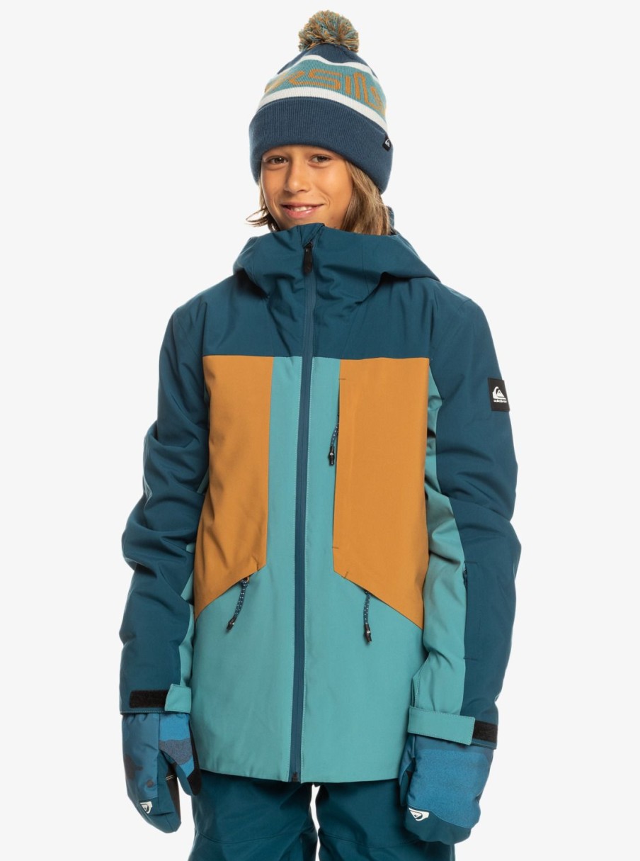 Nino Quiksilver Accesorios | Ambition - Chaqueta Tecnica Snow Para Chicos 8-16 Majolica Blue