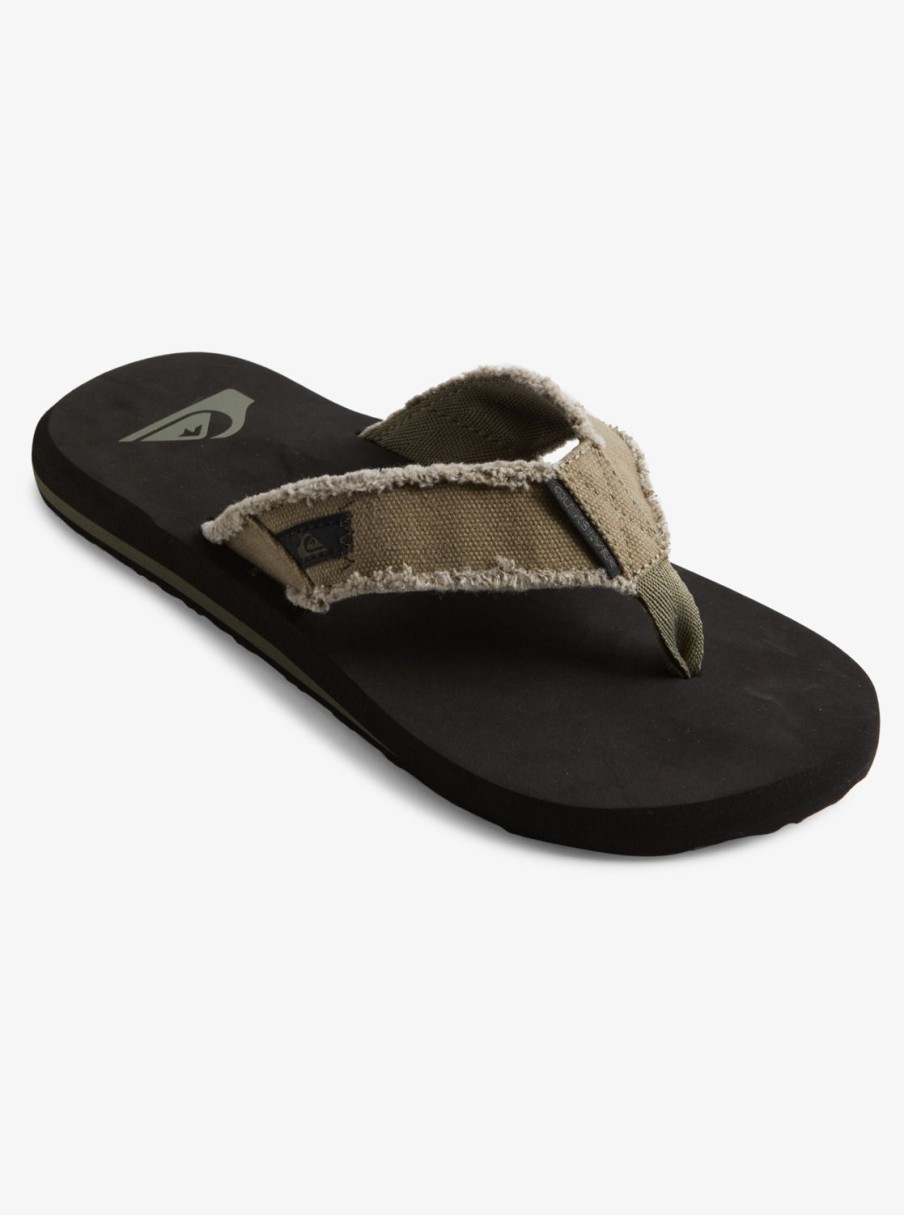 Hombre Quiksilver | Monkey Abyss - Sandalias Para Hombre Green/Black/Brown