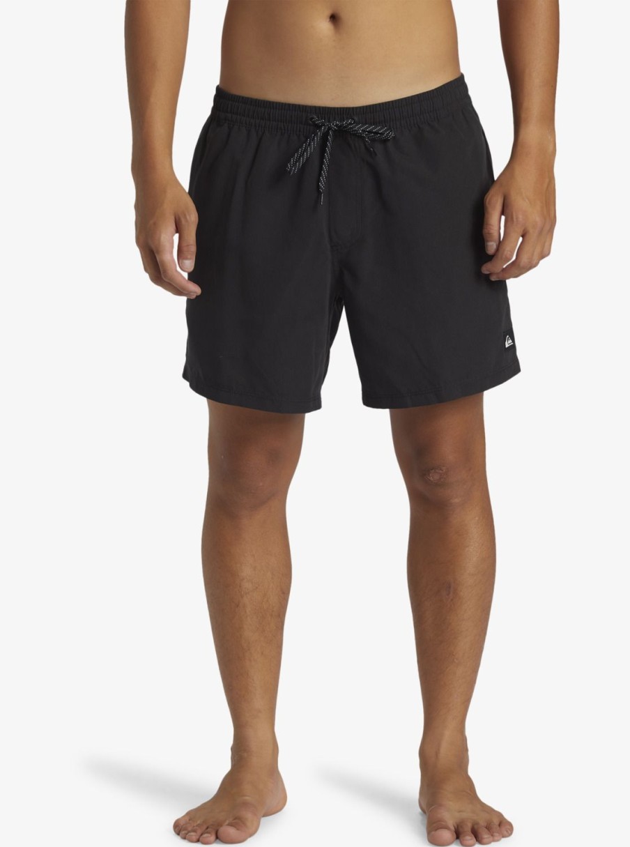 Hombre Quiksilver Trajes De Bano | Everyday 15" - Short De Natacion Para Hombre Black