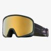 Hombre Quiksilver Accesorios | Browdy Color Luxe - Mascara Para Snowboard/Esqui Para Hombre Tiger Camo/Clux Ml Gold S3