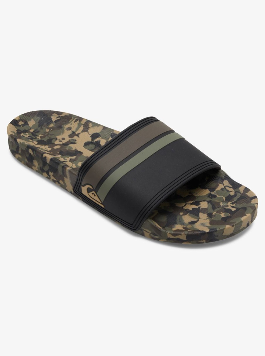 Hombre Quiksilver | Rivi Slide - Sandalias Slider Para Hombre Green 2