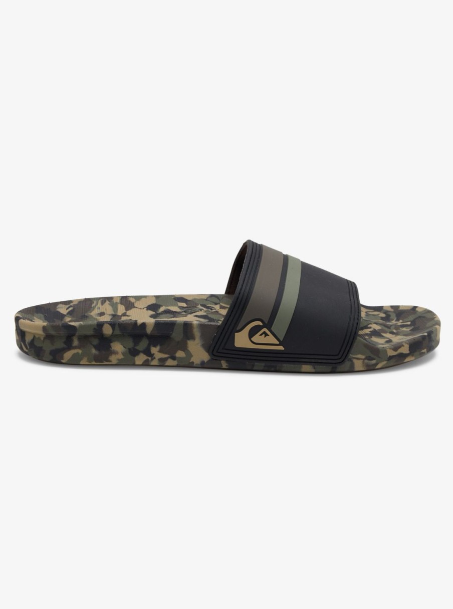 Hombre Quiksilver | Rivi Slide - Sandalias Slider Para Hombre Green 2