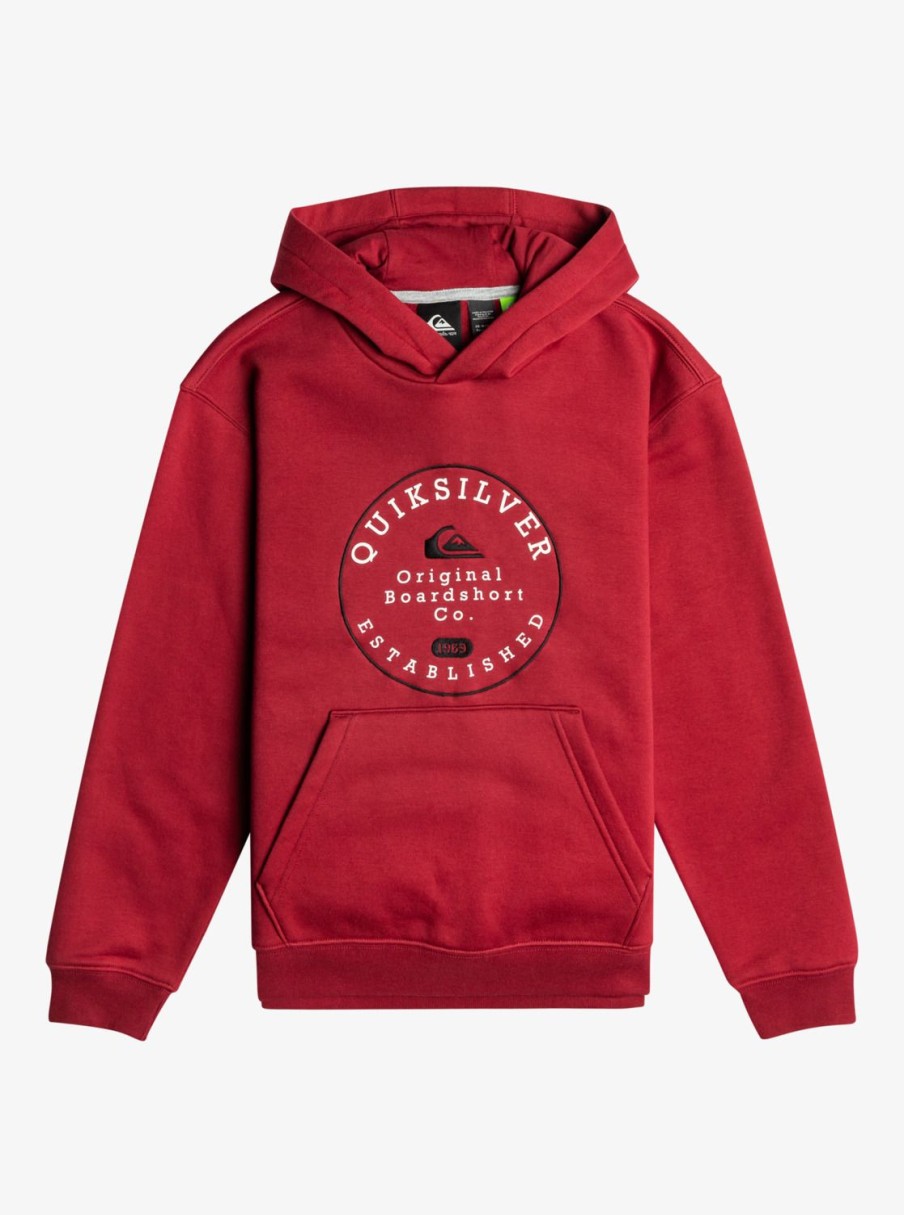 Nino Quiksilver Sudaderas | Graphic - Sudadera Con Capucha Para Chicos 8-16 Tibetan Red