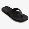 Hombre Quiksilver | Carver Nubuck - Sandalias Para Hombre Solid Black