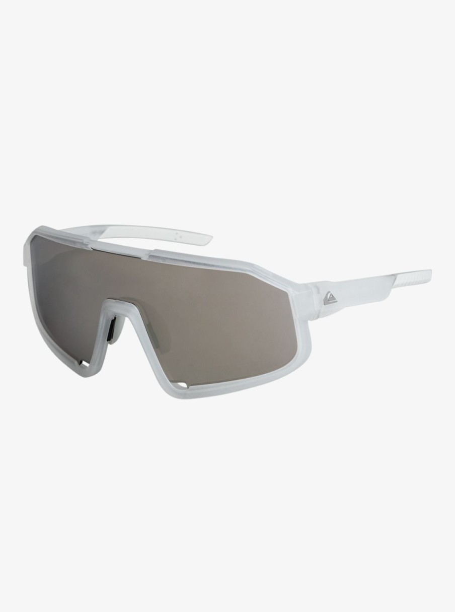 Hombre Quiksilver Gafas De Sol | Slash+ - Gafas De Sol Para Hombre White/Fl Silver