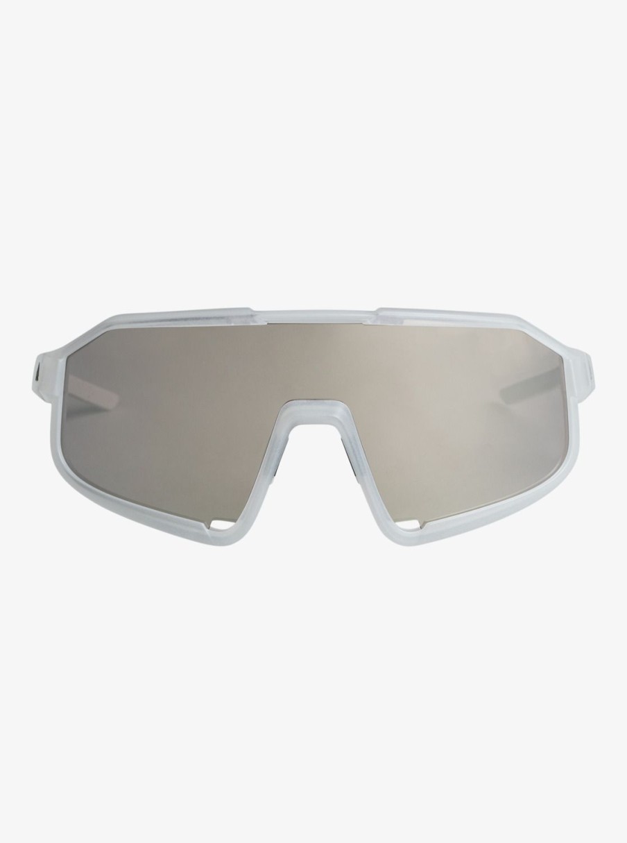 Hombre Quiksilver Gafas De Sol | Slash+ - Gafas De Sol Para Hombre White/Fl Silver