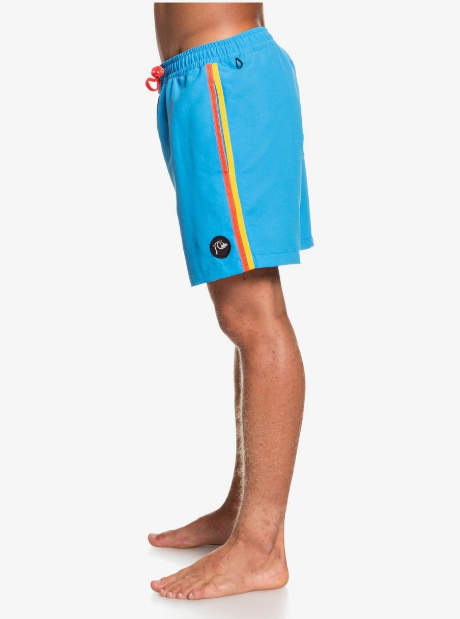 Hombre Quiksilver Trajes De Bano | Beach Please 16" - Short De Natacion Para Hombre Blithe