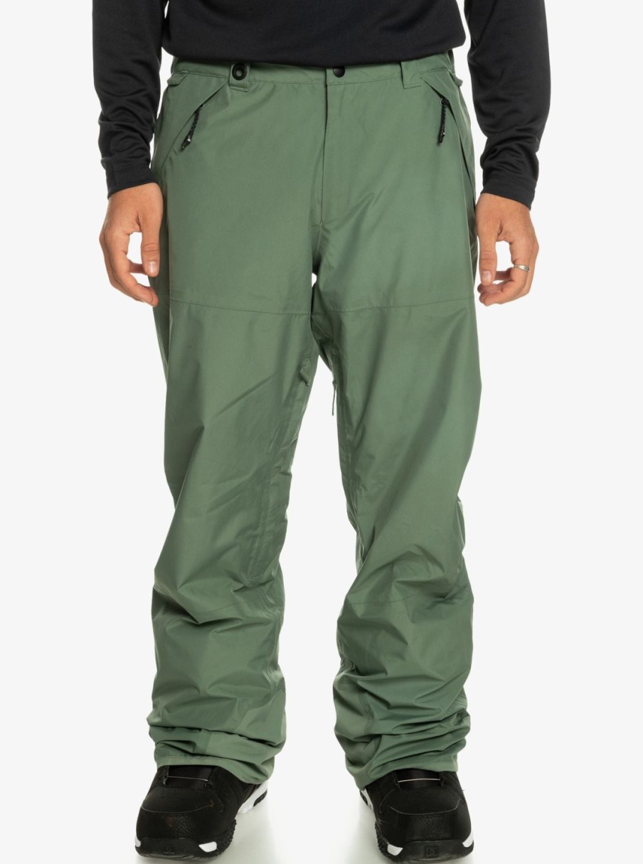 Hombre Quiksilver Pantalones De Snow | Mission Gore-Tex® - Pantalon Para Nieve Para Hombre Laurel Wreath