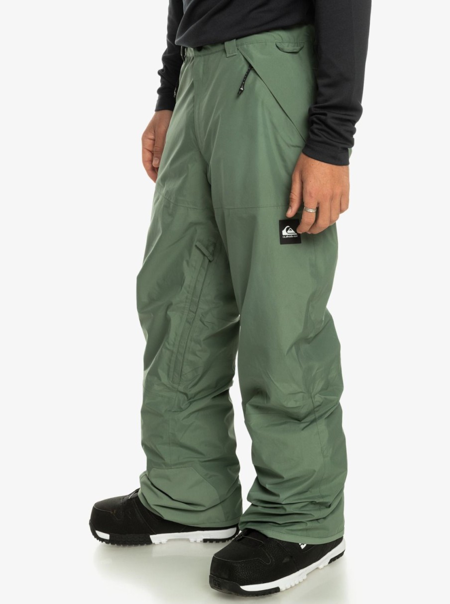 Hombre Quiksilver Pantalones De Snow | Mission Gore-Tex® - Pantalon Para Nieve Para Hombre Laurel Wreath