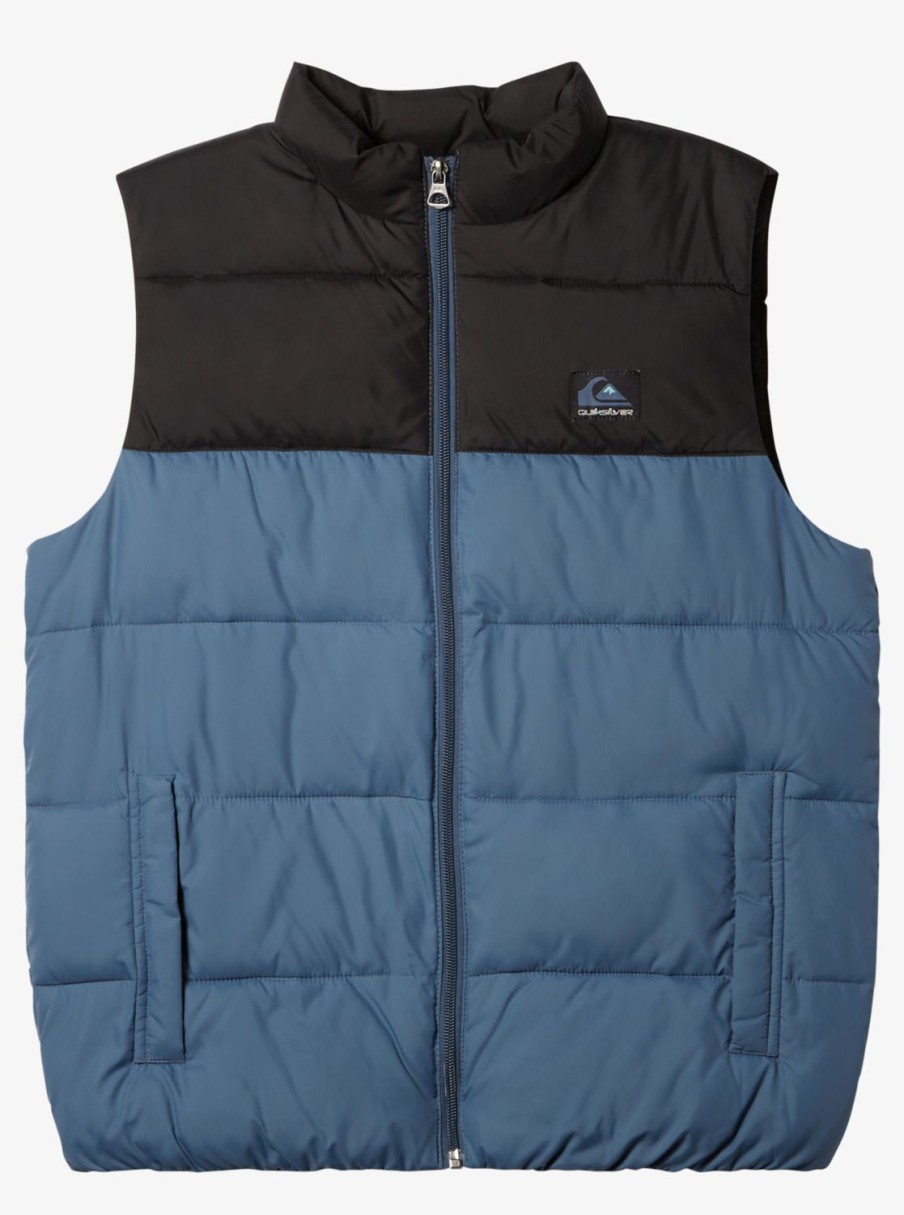 Nino Quiksilver Chaquetas & Abrigos | Balgreen - Chaleco Acolchado Para Chicos 8-16 Bering Sea