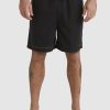 Hombre Quiksilver Trajes De Bano | Mikey Volley 18" - Short De Natacion Para Hombre Black