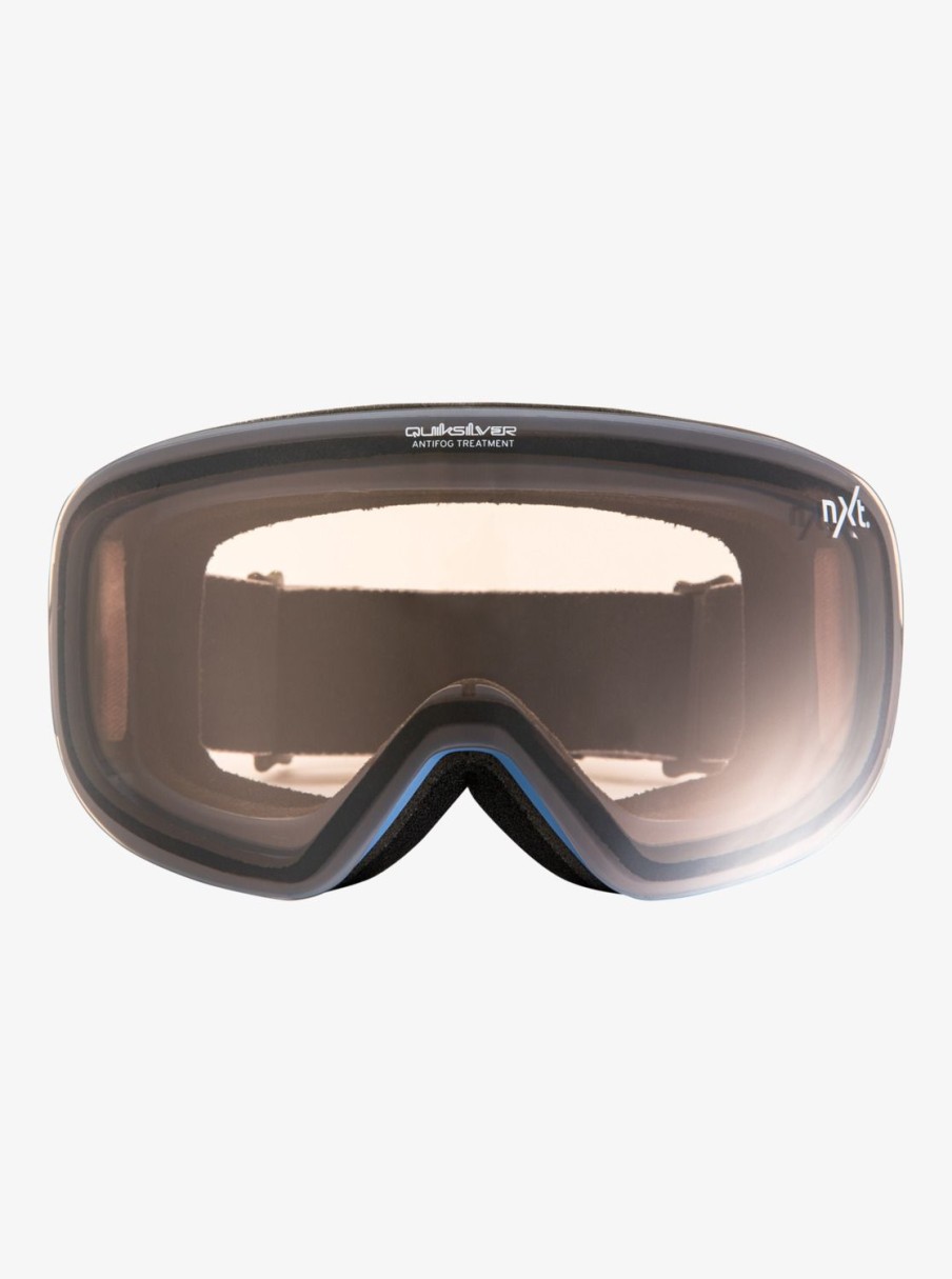 Hombre Quiksilver Accesorios | Qsr Nxt - Mascara Para Snowboard/Esqui Para Hombre Quiet Storm/Nxt Silver S1S3