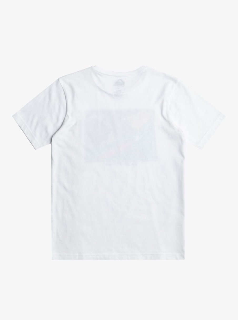 Nino Quiksilver Camisetas | Night Session - Camiseta Para Chicos 8-16 White