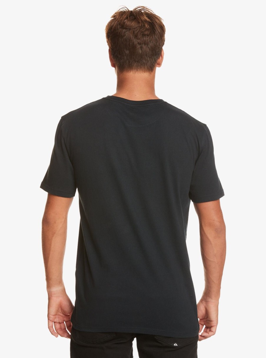 Hombre Quiksilver Camisetas & Polos | The Land Down Under - Camiseta Para Hombre Black