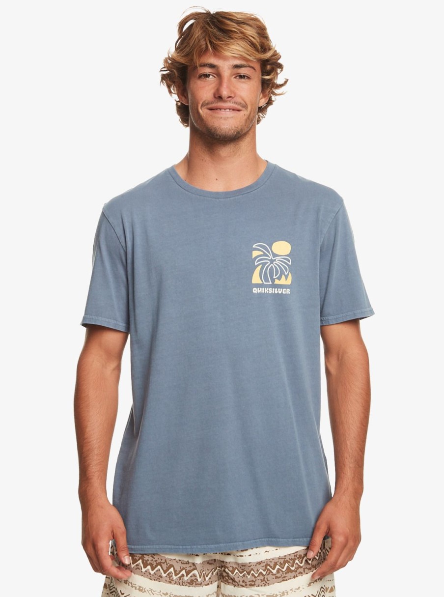 Hombre Quiksilver Camisetas & Polos | Summer Hope - Camiseta Para Hombre Bering Sea