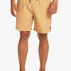 Hombre Quiksilver Trajes De Bano | Re-Mix 17" - Short De Natacion Para Hombre Mustard