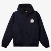 Nino Quiksilver Chaquetas & Abrigos | Lets Go To School - Chaqueta Con Capucha Para Chicos 8-16 Navy Blazer