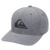 Hombre Quiksilver Gorras & Sombreros | Amped Up - Gorra Flexfit® Para Hombre Black