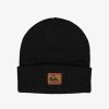 Nino Quiksilver Accesorios | Performer - Gorro Con Dobladillo Para Chicos 8-16 Black