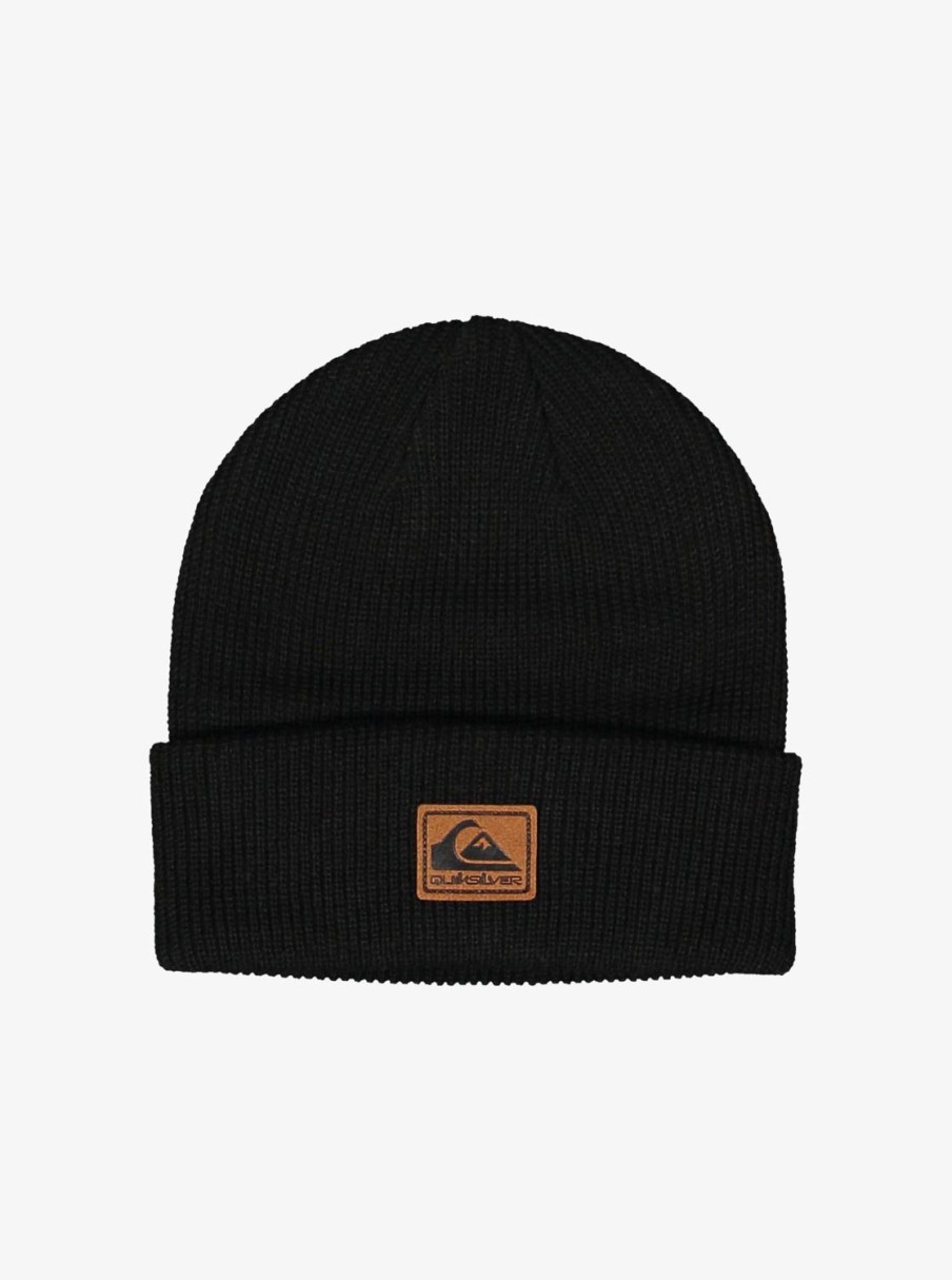 Nino Quiksilver Accesorios | Performer - Gorro Con Dobladillo Para Chicos 8-16 Black