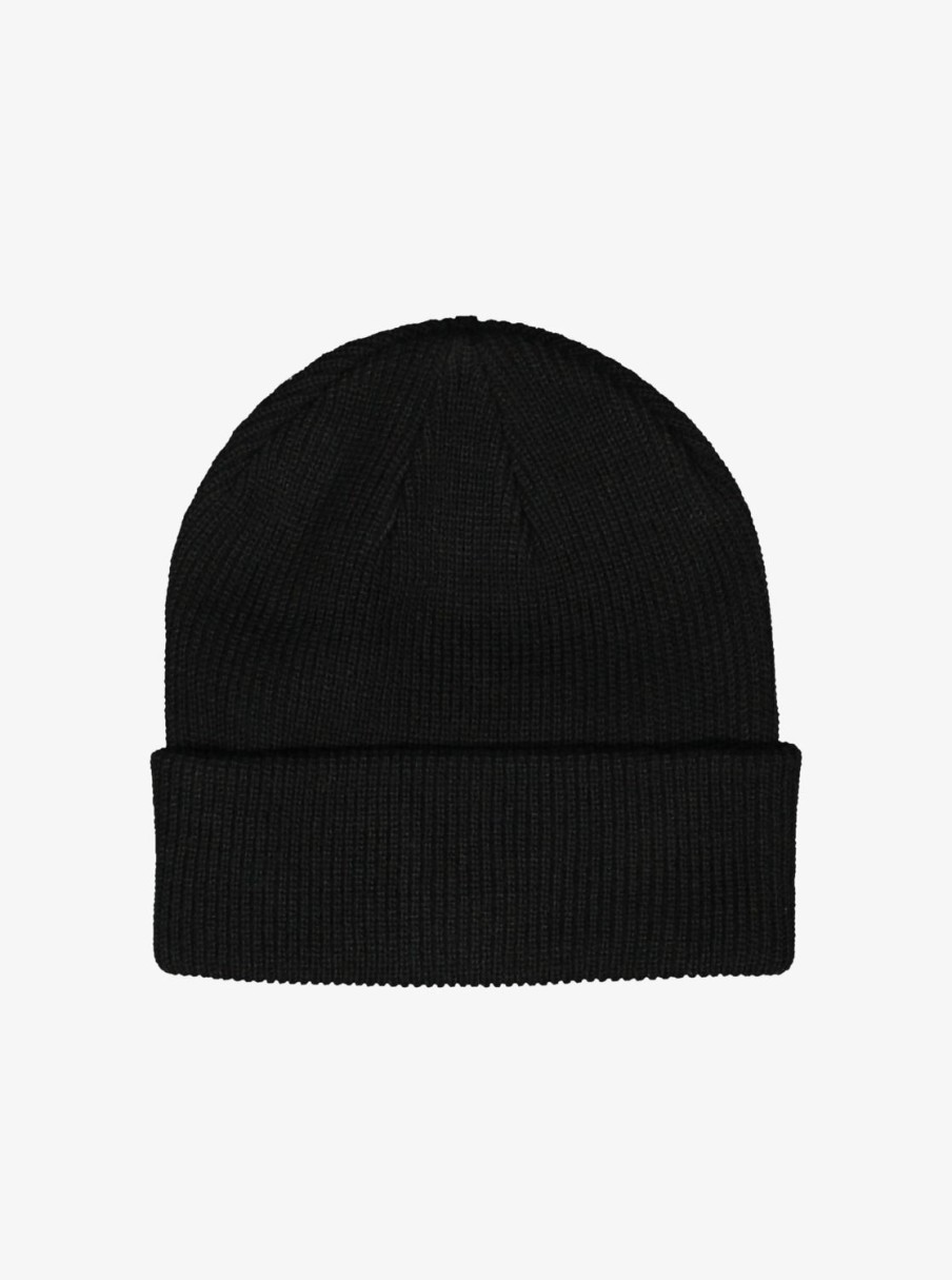 Nino Quiksilver Accesorios | Performer - Gorro Con Dobladillo Para Chicos 8-16 Black