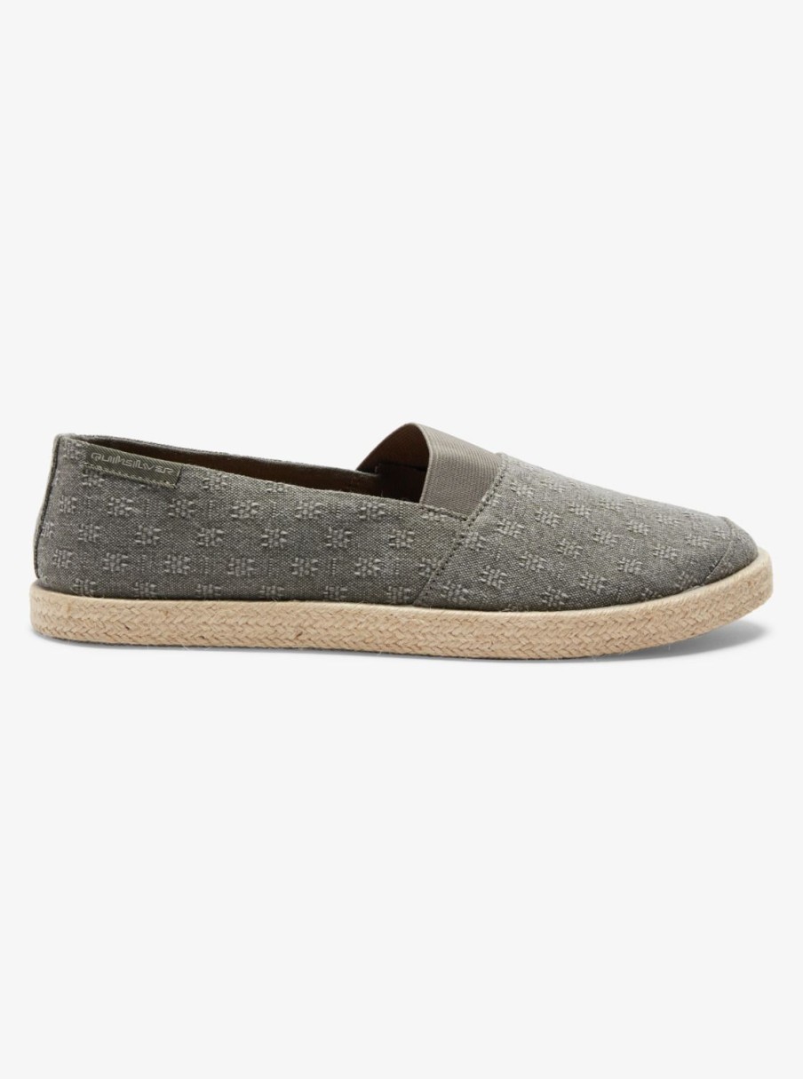 Hombre Quiksilver | Espadrilled - Zapatos Para Hombre Green/Green/Green