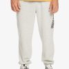 Hombre Quiksilver Pantalones | Graphic - Pantalon De Chandal Para Hombre Light Grey Heather