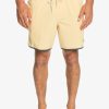 Hombre Quiksilver Trajes De Bano | Original Scallop 17" - Short De Natacion Para Hombre Wheat