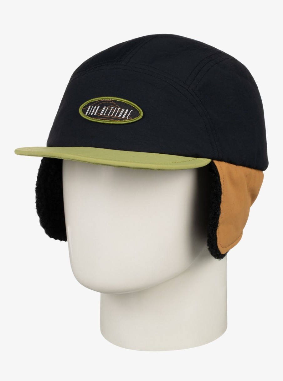 Hombre Quiksilver Gorras & Sombreros | High Time - Gorra De Nailon Green Olive