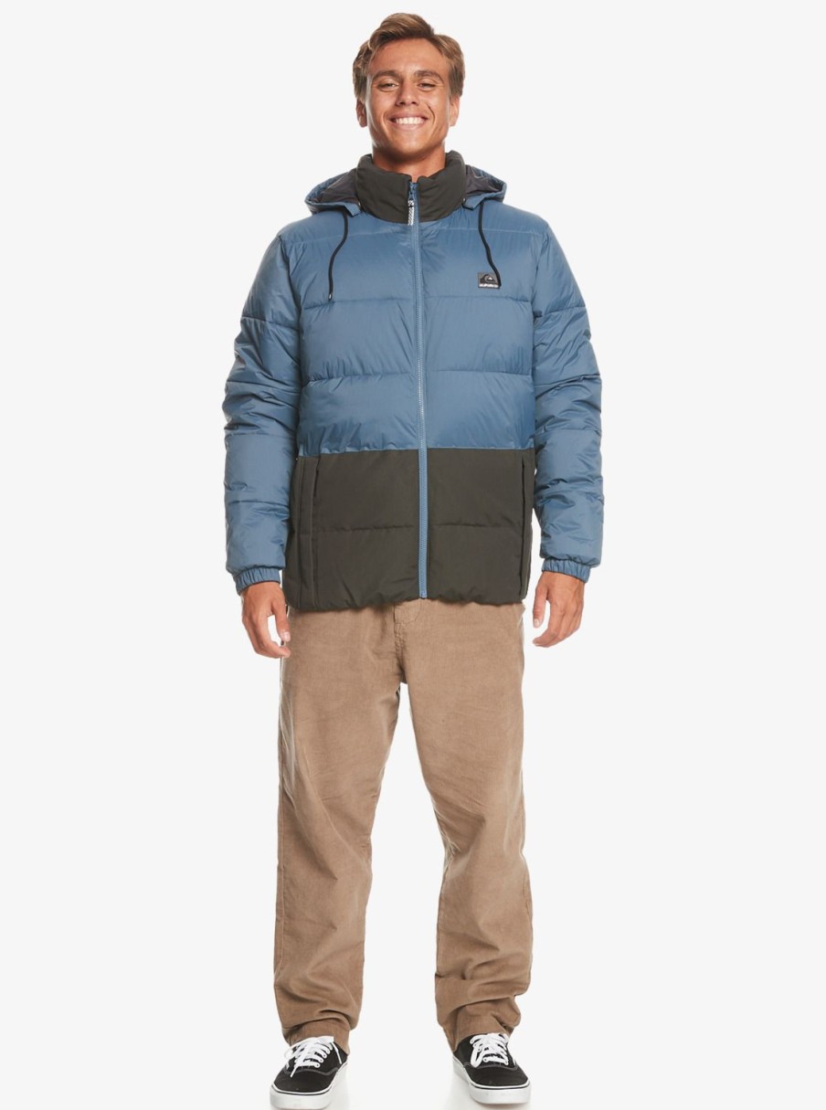 Hombre Quiksilver Chaquetas & Abrigos | Wolfs Shoulder - Chaqueta Acolchada Para Hombre Bering Sea