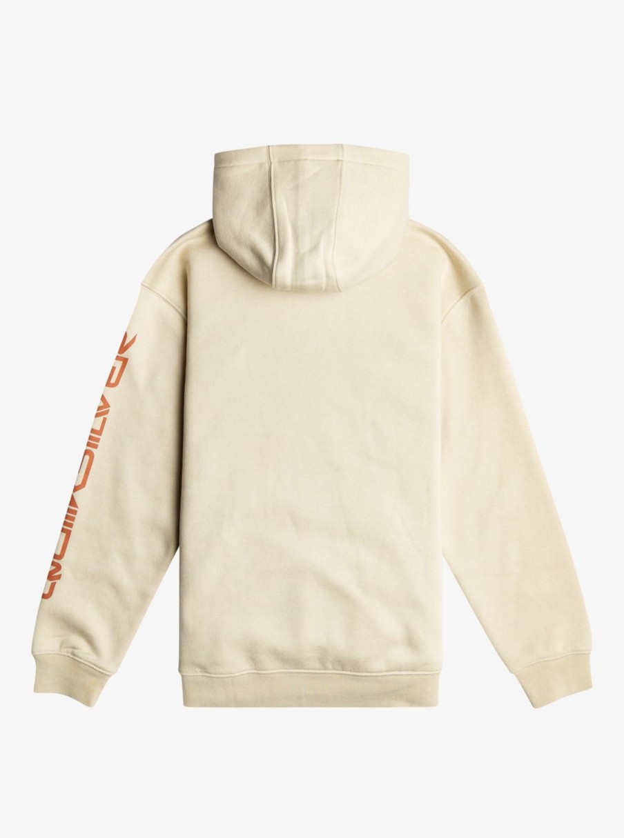 Nino Quiksilver Sudaderas | Omni Logo - Sudadera Con Capucha Para Chicos 10-16 Birch