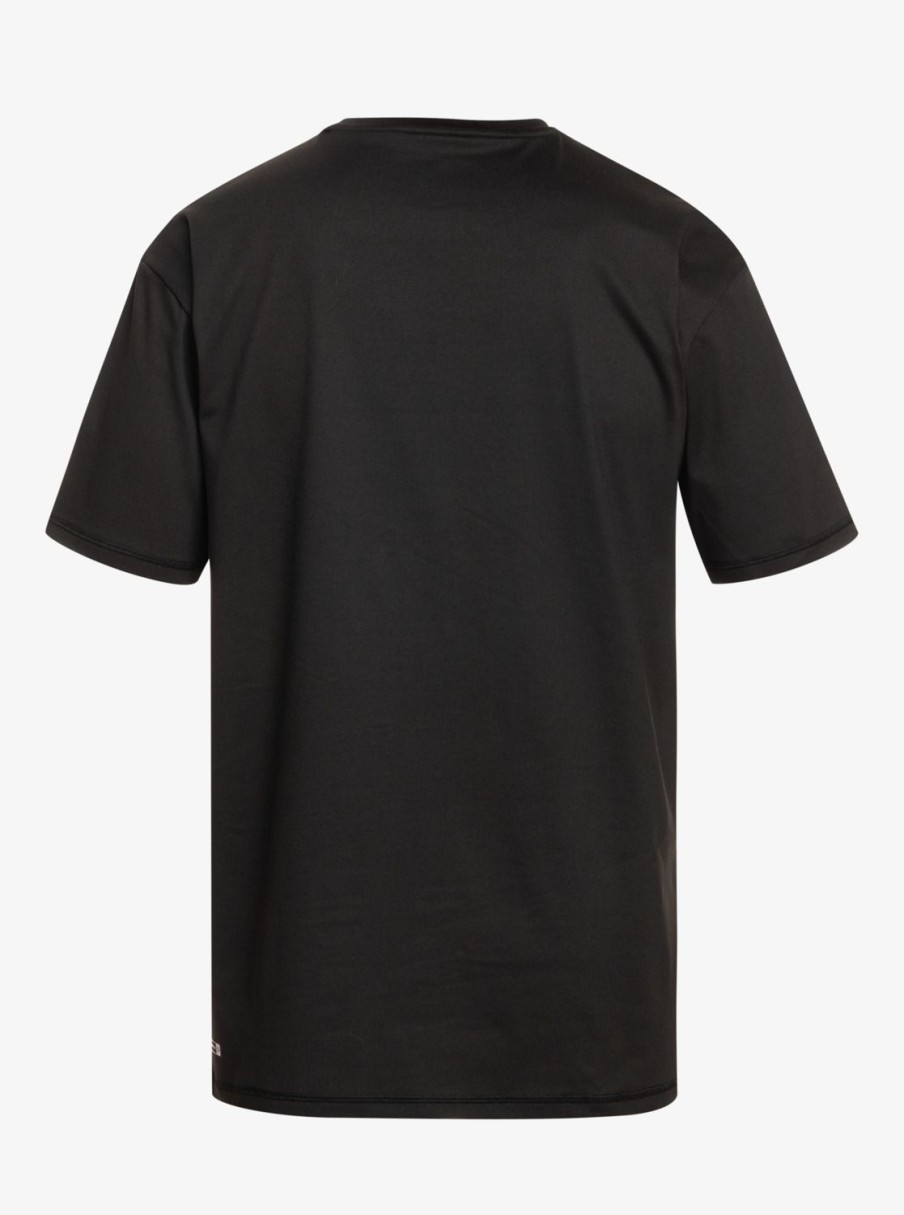 Hombre Quiksilver Lycras | Solid Streak - Camiseta Surf De Manga Corta Upf 50 Para Hombre Black