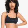 Mujer Quiksilver | Logo - Top De Bikini Bralette Para Mujer Black