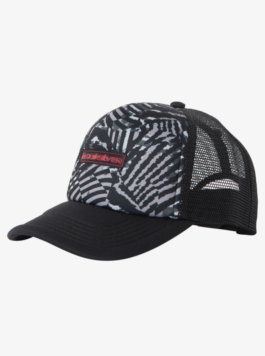 Nino Quiksilver Accesorios | Vulture Coop - Gorra Trucker Para Chicos 8-16 Jet Black